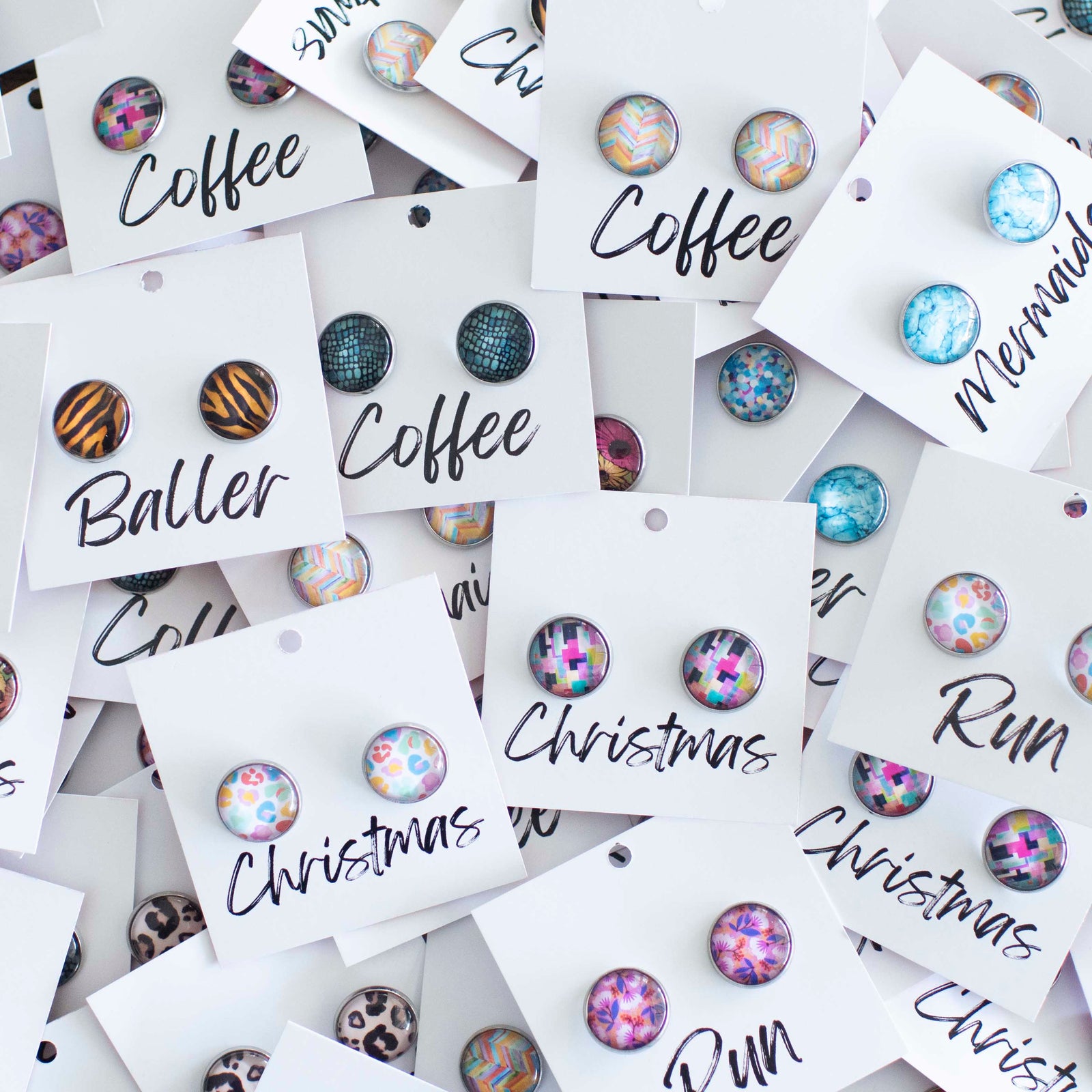 White Label Earrings, White Label, Earrings, Stud Earrings, Studs, Wholesale Earrings, Gifts For Mums, Gifts For Her, Custom Earrings, Gift Ideas, Wholesale Earrings Australia, Wholesale Earrings New Zealand, Gifts for Little Girls Australia, Gifts for Little Girls New Zealand, Earrings for Girls Australia, Earrings for Girls, Earrings for Girls New Zealand, Earrings Australia, Earrings New Zealand, VOGUE Earrings, Vanity Fair Earrings, Handmade Earrings, Spring Earrings, Mystery Earring Bags