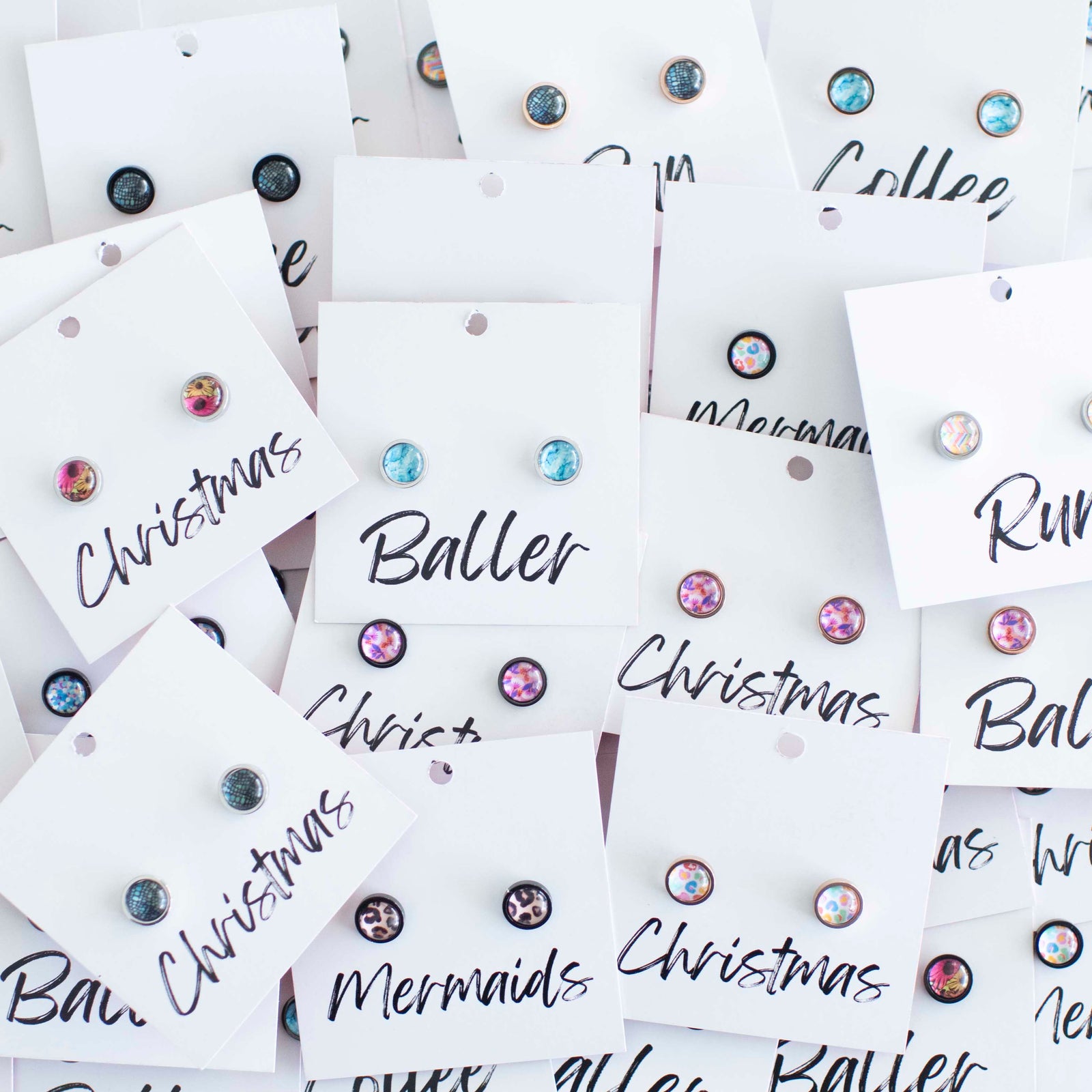 White Label Earrings, White Label, Earrings, Stud Earrings, Studs, Wholesale Earrings, Gifts For Mums, Gifts For Her, Custom Earrings, Gift Ideas, Wholesale Earrings Australia, Wholesale Earrings New Zealand, Gifts for Little Girls Australia, Gifts for Little Girls New Zealand, Earrings for Girls Australia, Earrings for Girls, Earrings for Girls New Zealand, Earrings Australia, Earrings New Zealand, VOGUE Earrings, Vanity Fair Earrings, Handmade Earrings, Spring Earrings, Mystery Earring Bags