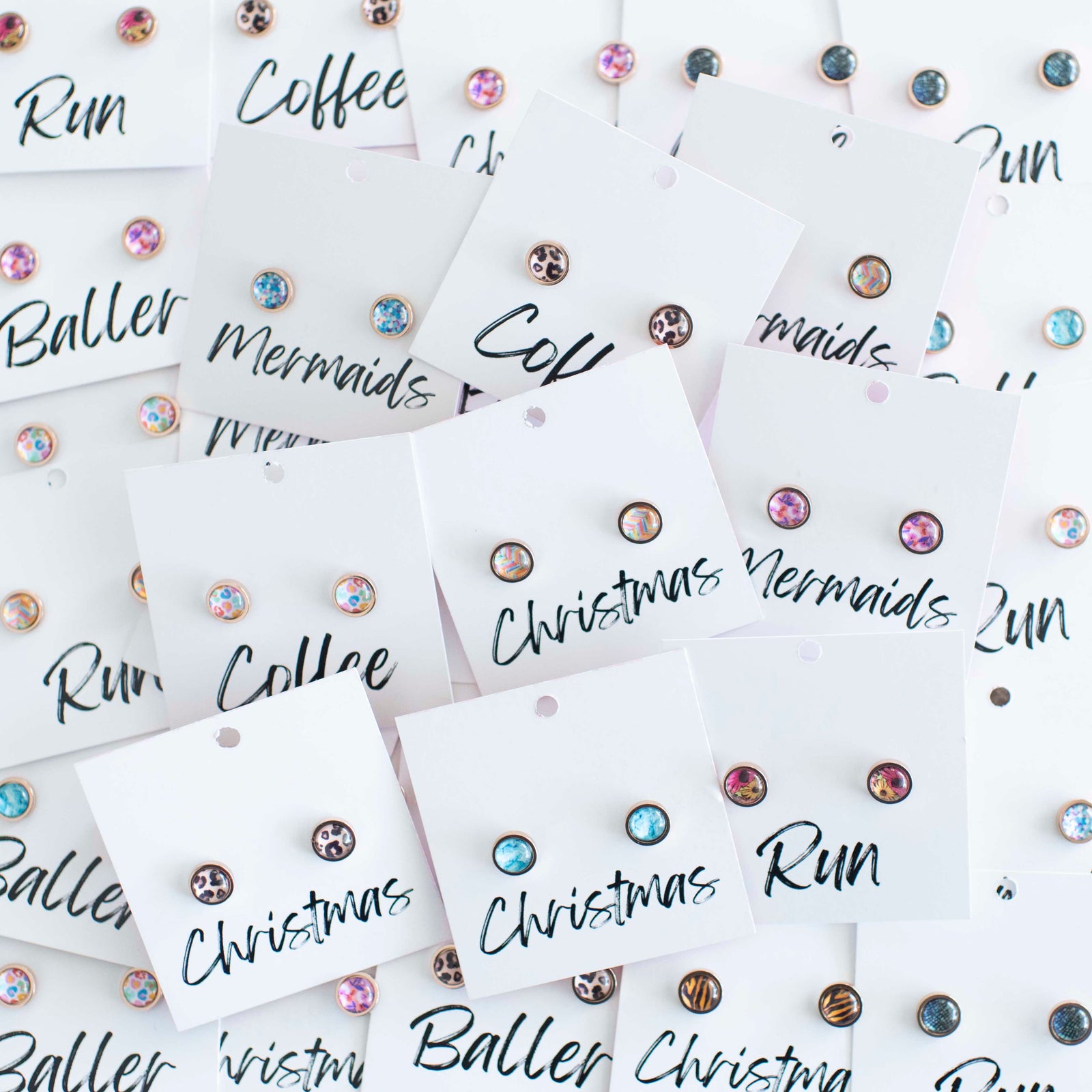 White Label Earrings, White Label, Earrings, Stud Earrings, Studs, Wholesale Earrings, Gifts For Mums, Gifts For Her, Custom Earrings, Gift Ideas, Wholesale Earrings Australia, Wholesale Earrings New Zealand, Gifts for Little Girls Australia, Gifts for Little Girls New Zealand, Earrings for Girls Australia, Earrings for Girls, Earrings for Girls New Zealand, Earrings Australia, Earrings New Zealand, VOGUE Earrings, Vanity Fair Earrings, Handmade Earrings, Spring Earrings, Mystery Earring Bags