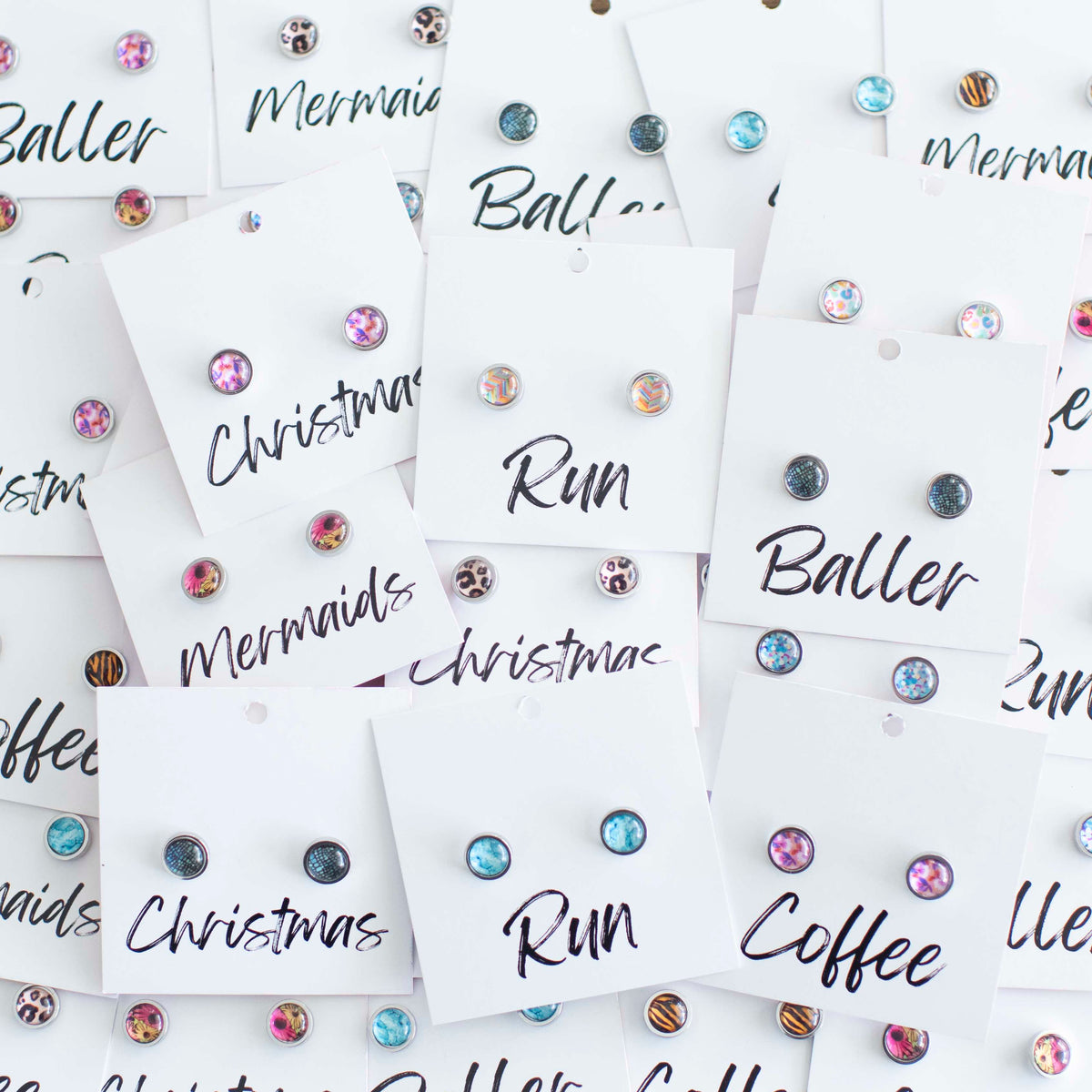 White Label Earrings, White Label, Earrings, Stud Earrings, Studs, Wholesale Earrings, Gifts For Mums, Gifts For Her, Custom Earrings, Gift Ideas, Wholesale Earrings Australia, Wholesale Earrings New Zealand, Gifts for Little Girls Australia, Gifts for Little Girls New Zealand, Earrings for Girls Australia, Earrings for Girls, Earrings for Girls New Zealand, Earrings Australia, Earrings New Zealand, VOGUE Earrings, Vanity Fair Earrings, Handmade Earrings, Spring Earrings, Mystery Earring Bags