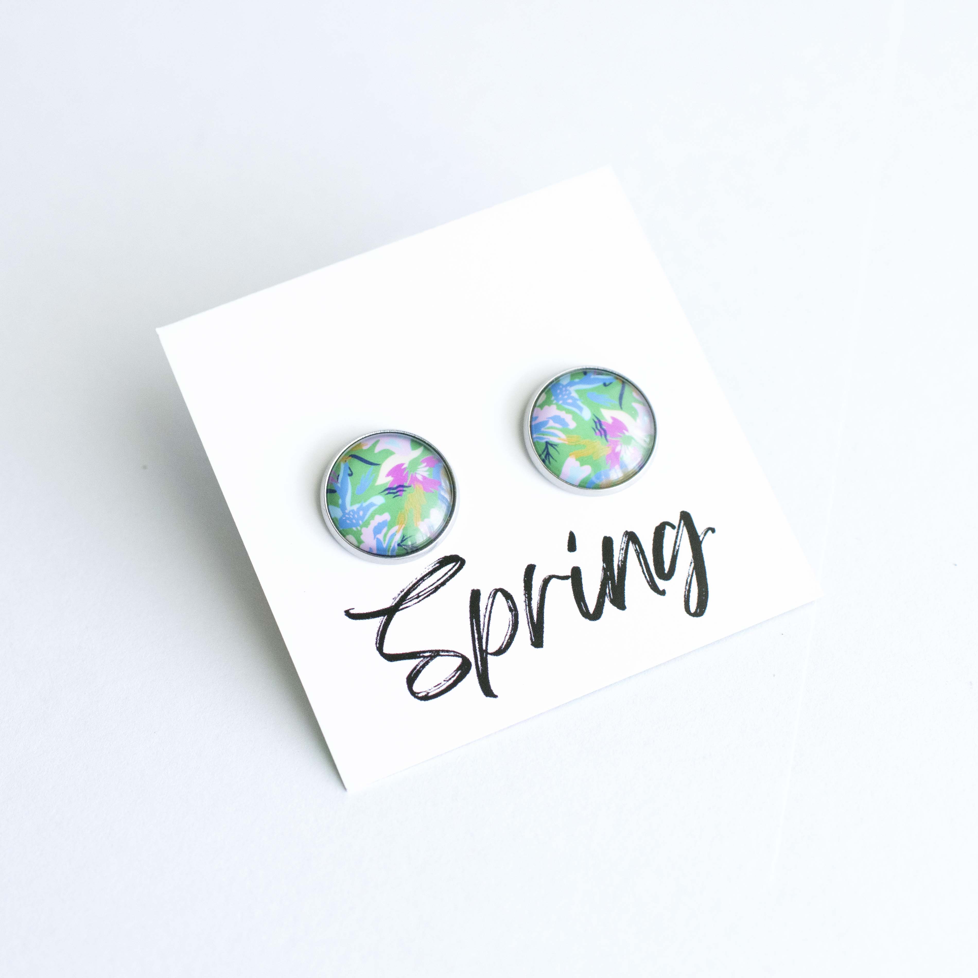 Mega Stud Earrings Wanderlust White Label Earrings